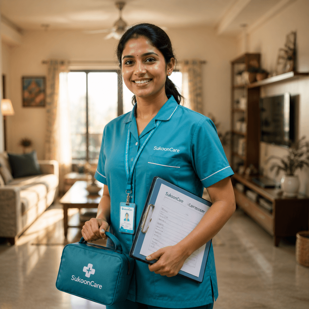 Trained and verified SukoonCare patient care attendant – background checked caregiver in Dhanbad