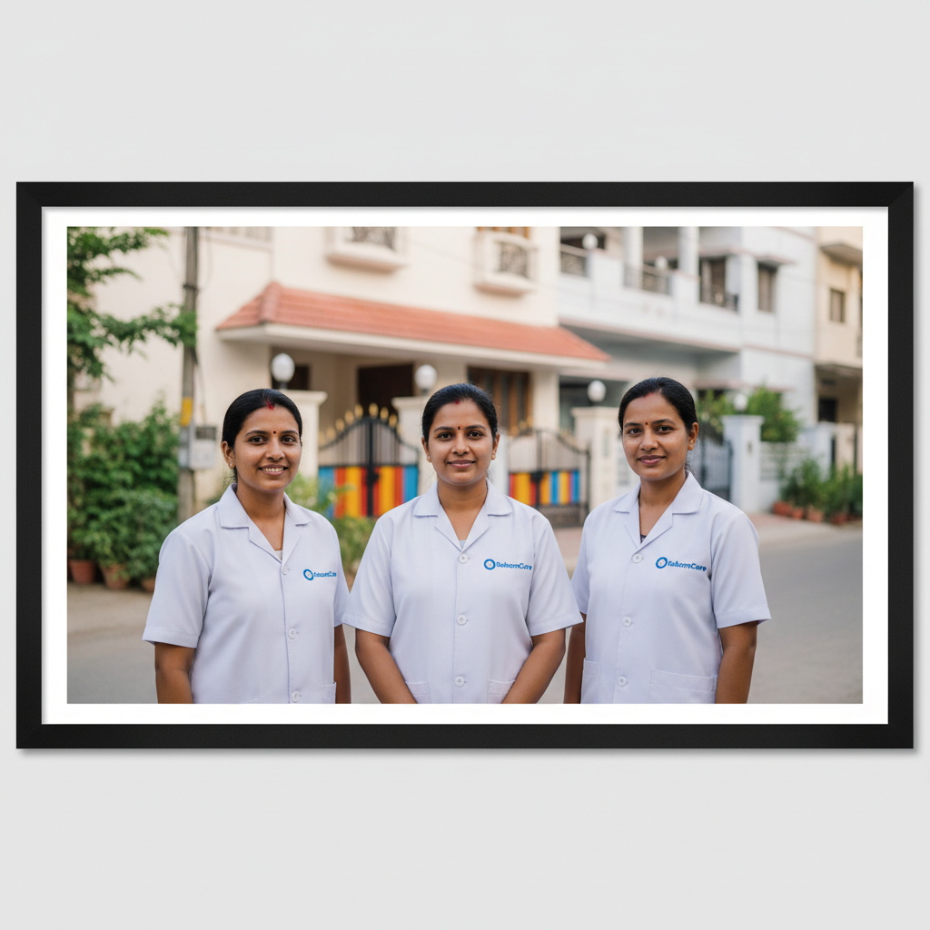 SukoonCare team of trained home care caregivers in Deoghar Jharkhand – verified patient attendants for home nursing